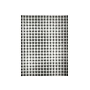 ECCO Black Gingham Greaseproof Paper