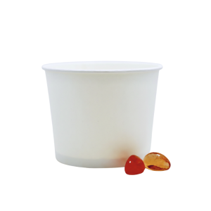 ECCO 660ml Paper Bowl – White Paper