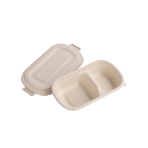ECCO Bagasse box 750 ml 2 bagasse organizer