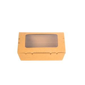 ECCO 1000 ml Cross Hook Lid Kraft Paper Box