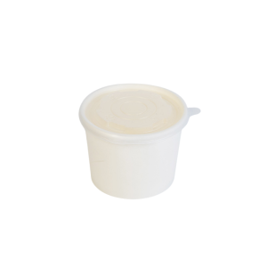ECCO 210ml white paper bowl