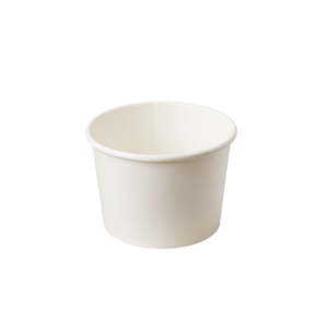 ECCO 500ml paper bowl – white paper
